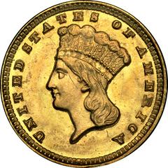 1858 D Coins Gold Dollar Prices