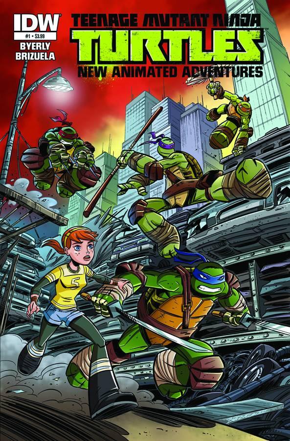 Teenage Mutant Ninja Turtles: New Animated Adventures [Incentive] #1 (2013) Comic Books Teenage Mutant Ninja Turtles: New Animated Adventures