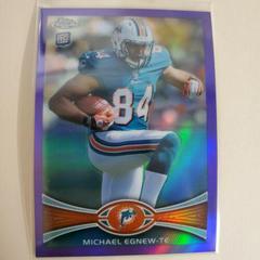 Michael Egnew [Purple Refractor] #2 Football Cards 2012 Topps Chrome Prices