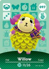 Willow #097 [Animal Crossing Series 1] Amiibo Cards Prices