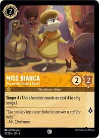 Miss Bianca - Rescue Aid Society Agent #10 Lorcana Into the Inklands