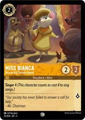 Miss Bianca - Rescue Aid Society Agent #10 Lorcana Into the Inklands Prices