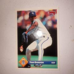 Photo Pitching | Tom Gordan Baseball Cards 1993 Donruss