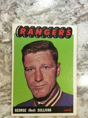George Sullivan #87 Hockey Cards 1965 Topps Prices
