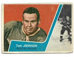 Tom Johnson Hockey Cards 1963 Topps Prices