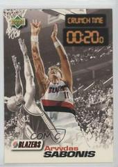 Arvydas Sabonis Basketball Cards 1997 Upper Deck Nestle Crunch Time Prices