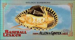 Golden Sombrero Baseball Cards 2022 Topps Allen & Ginter Chrome Lexicon Minis Prices