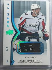 Alex Ovechkin [Neckline] Hockey Cards 2020 Upper Deck Premier Prices
