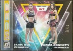 Zhang Weili, Joanna Jedrzejczyk [Gold] Ufc Cards 2022 Panini Donruss UFC Duos Prices