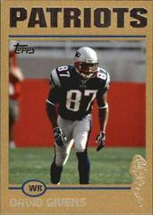David Givens [Gold] #4 Football Cards 2004 Topps Prices