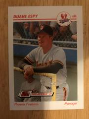 Duane Espy Baseball Cards 1991 Impel Line Drive Prices