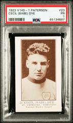 Cecil Babe Dye #23 Hockey Cards 1923 V145-1 Paterson Prices