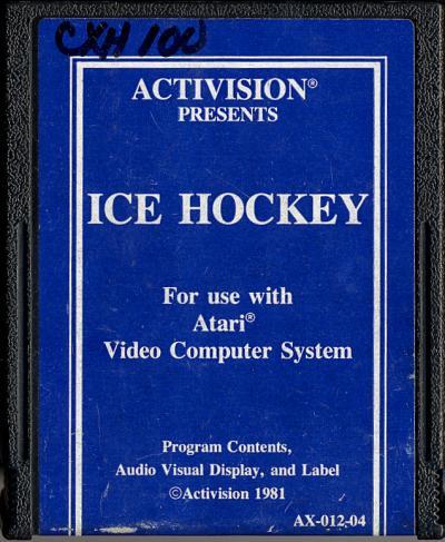 Ice Hockey [Blue Label] Atari 2600