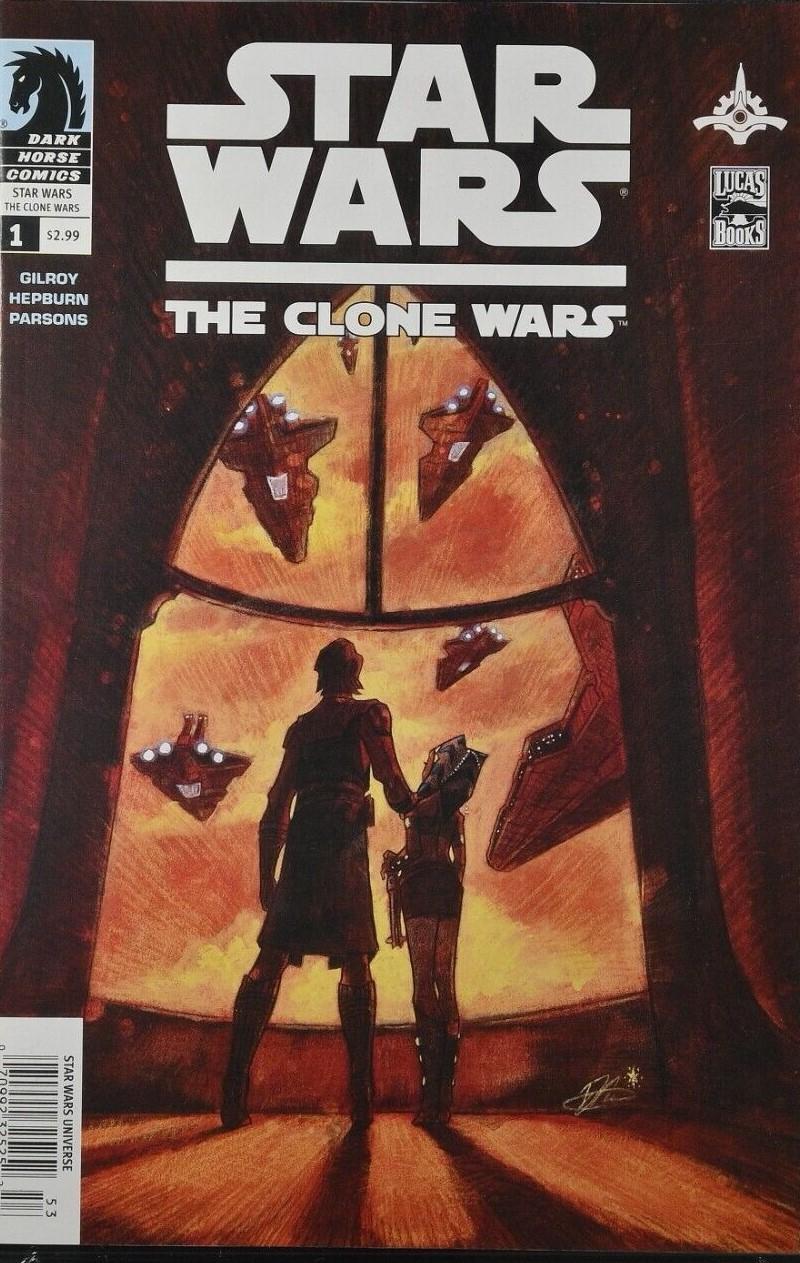 Star Wars The Clone Wars [Newsstand] #1 (2008) Comic Books Star Wars The Clone Wars