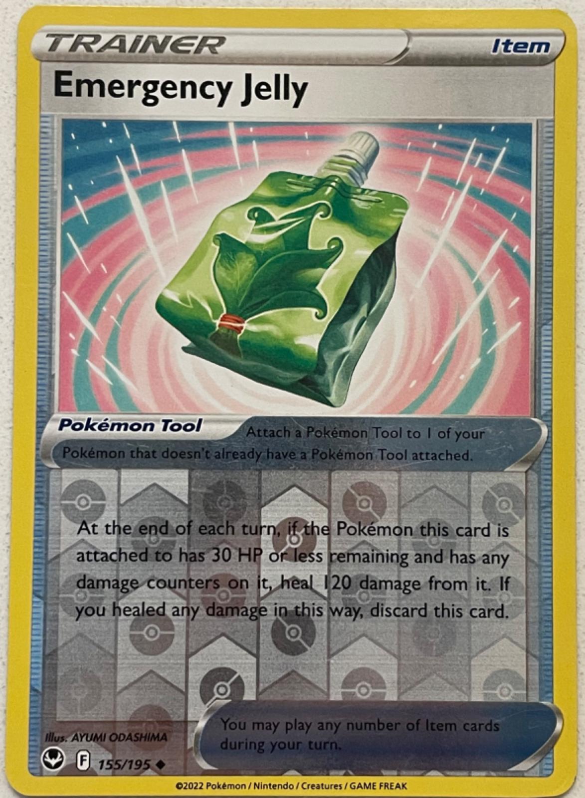 Emergency Jelly [Reverse Holo] #155 Prices | Pokemon Silver Tempest ...