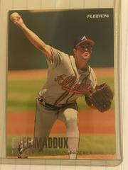 Greg Maddux #11 of 30 Baseball Cards 1996 Fleer Braves Team Set Prices