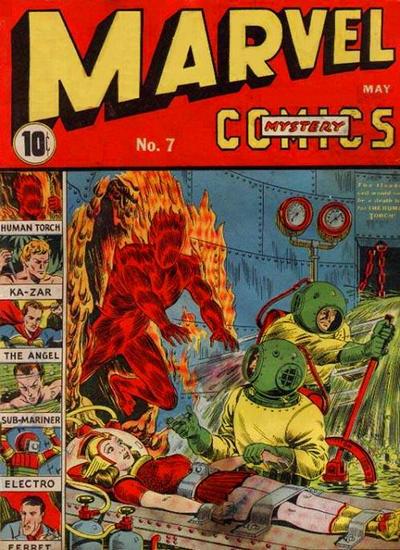 Marvel Mystery Comics #7 (1940) Comic Books Marvel Mystery Comics