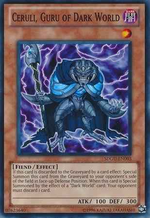 Ceruli, Guru of Dark World SDGU-EN003 YuGiOh Structure Deck: Gates of the Underworld