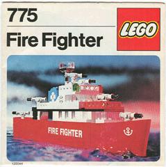 Fire Fighter Ship #775 LEGO Boat