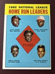 NL Home Run Leaders Baseball Cards 1963 Topps Prices