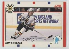 Don Sweeney Hockey Cards 1990 Score Prices