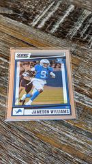 Jameson Williams #SP-377 Football Cards 2022 Panini Chronicles Score Premium Rookies Prices