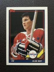 Alan May #57 Hockey Cards 1991 Topps Prices