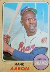 Hank Aaron Baseball Cards 1968 Topps Prices