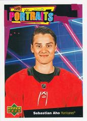 Sebastian Aho #P-34 Hockey Cards 2020 Upper Deck UD Portraits Prices