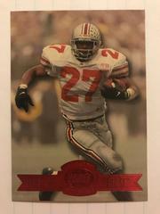Eddie George [Red] #5 Football Cards 1996 Press Pass Paydirt Prices