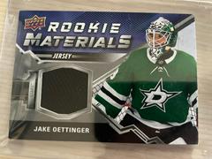 Jake Oettinger #RM-JO Hockey Cards 2020 Upper Deck Rookie Materials Prices