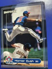 Homer Bush #106 Baseball Cards 2000 Fleer Impact Prices