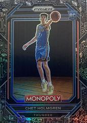 Chet Holmgren [Black Classic Icons] #63 Basketball Cards 2022 Panini Prizm Monopoly Prices