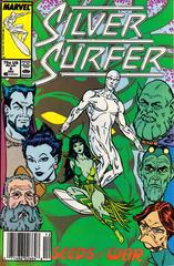 Silver Surfer [Newsstand] #6 (1987) Comic Books Silver Surfer Prices