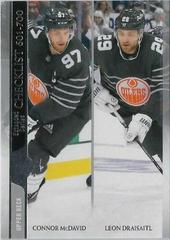 Connor McDavid, Leon Draisaitl #700 Hockey Cards 2020 Upper Deck Prices