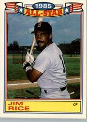 Jim Rice #6 Baseball Cards 1986 Topps All Star Glossy Set of 22 Prices