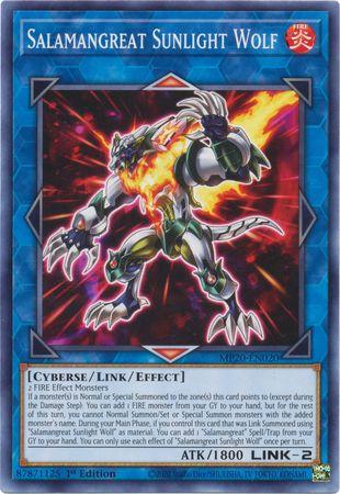 Salamangreat Sunlight Wolf MP20-EN020 YuGiOh 2020 Tin of Lost Memories Mega Pack