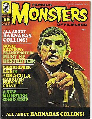 Famous Monsters of Filmland #59 (1969) Prices | Famous Monsters of ...