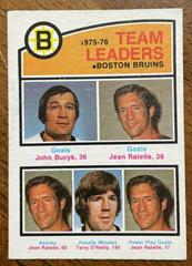 Bruins Team Leaders Hockey Cards 1976 O-Pee-Chee Prices