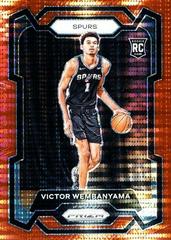 Victor Wembanyama [Red Seismic] #136 Basketball Cards 2023 Panini Prizm Prices