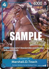 Marshall.D.Teach [Participant] ST03-014 One Piece Starter Deck 3: The Seven Warlords of the Sea