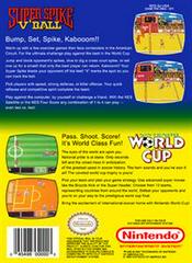 Back | Super Spike Volleyball and World Cup Soccer NES