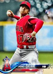 Shohei Ohtani [Pitching in Red Jersey] #US1 Prices [Rookie] | 2018 Topps  Update | Baseball Cards