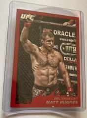 Matt Hughes [Ruby] Ufc Cards 2011 Topps UFC Moment of Truth Prices
