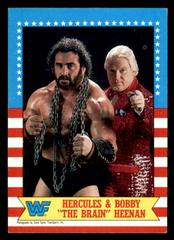 Hercules & Bobby 'The Brain' Heenan #9 Wrestling Cards 1987 O Pee Chee WWF Prices