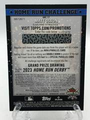Back Of Card | Matt Olson Baseball Cards 2022 Topps Home Run Challenge Code