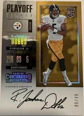 R. Joshua Dobbs [Autograph Playoff Ticket] #306 Football Cards 2017 Panini Contenders Prices