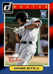 Mookie Betts #50 Baseball Cards 2014 Donruss the Rookies Prices