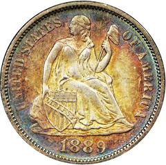 1889 Coins Seated Liberty Dime Prices