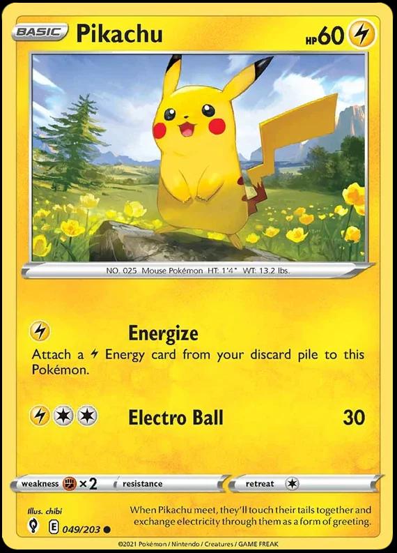 Pikachu 49 Prices Pokemon Evolving Skies Pokemon Cards